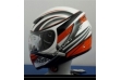 Gmac Rookie Full Face Helmet - Xl White gunmetal and red