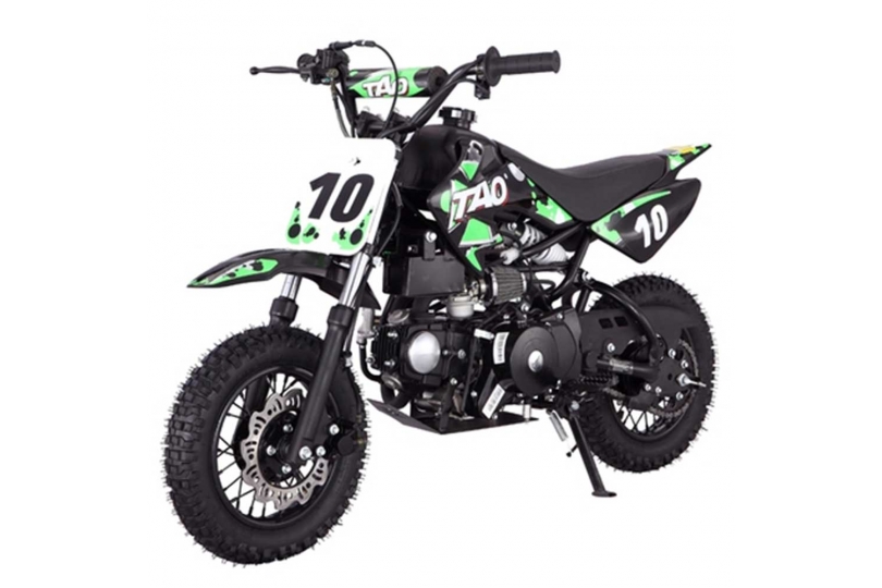 DB10 TAO USA KIDS 110CC Motocross Dirt Bike - Green 10"