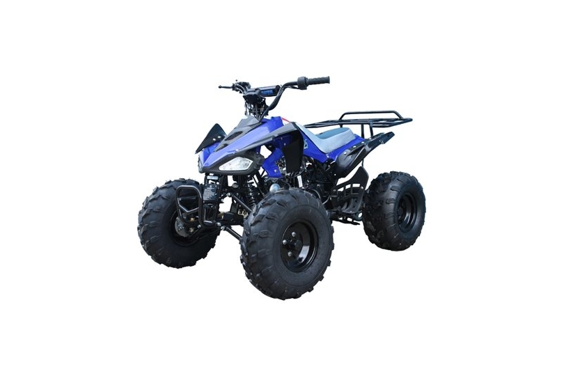 Interceptor 125cc Quad Bike 7" Fat Boi Tyres  - Blue